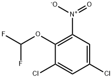 1,5-二氯-2-(二氟甲氧基)-3-硝基苯 结构式