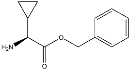 RS-2-环丙基甘氨酸苄酯 结构式