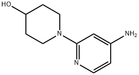 1-(4-胺基吡啶-2-基)哌啶-4-醇 结构式