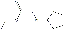 RS-环戊基甘氨酸乙酯 结构式