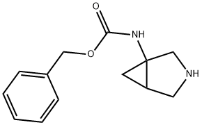 Benzyl 3-azabicyclo[3.1.0]hexan-1-ylcarbamate 结构式