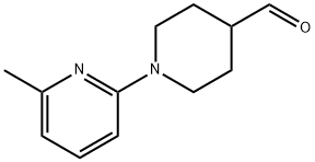 1-(6-甲基吡啶-2-基)哌啶-4-甲醛 结构式