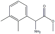 METHYL2-AMINO-2-(2,3-DIMETHYLPHENYL)ACETATE 结构式