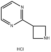 2-(AZETIDIN-3-YL)PYRIMIDINE HCL 结构式
