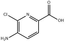 5-氨基-6-氯吡啶甲酸 结构式