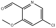 5-Chloro-3-methoxy-pyridine-2-carbaldehyde 结构式