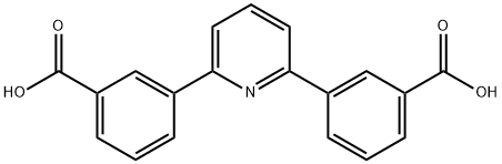 2,6-二(3-羧基苯基)吡啶 结构式