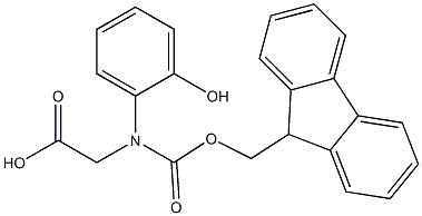 FMOC-R-2-羟基苯甘氨酸 结构式