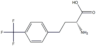 (R)-2-Amino-4-(4-trifluoromethylphenyl)butanoic acid 结构式
