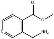 3-(氨基甲基)异烟酸甲酯 结构式