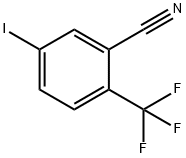 5-碘-2-(三氟甲基)苯腈 结构式