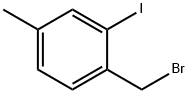 1-Bromomethyl-2-iodo-4-methyl-benzene 结构式