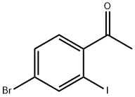 1-(4-溴-2-碘苯基)乙烷-1-酮 结构式