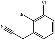 2-溴-3-氯苯乙腈 结构式