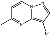 3-bromo-5-methylpyrazolo[1,5-a]pyrimidine 结构式