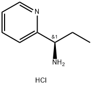 (R)-1-(吡啶-2-基)丙-1-胺二盐酸盐 结构式