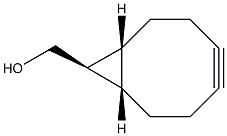 exo-双环[6.1.0]壬-4-炔-9-基甲醇 结构式
