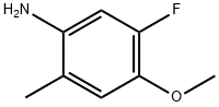 5-Fluoro-4-methoxy-2-methyl-phenylamine 结构式