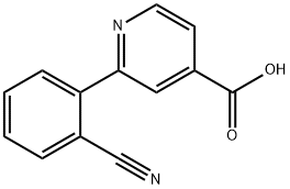 2-(2-cyanophenyl)isonicotinic acid 结构式