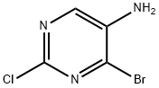 2-氯-4-溴-5-氨基嘧啶 结构式