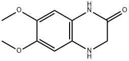 6,7-DIMETHOXY-1,2,3,4-TETRAHYDROQUINOXALIN-2-ONE 结构式