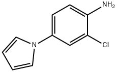 2-Chloro-4-pyrrol-1-yl-phenylamine 结构式