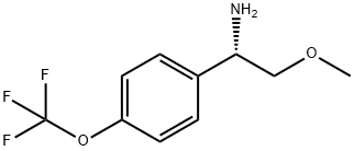 (1S)-2-METHOXY-1-[4-(TRIFLUOROMETHOXY)PHENYL]ETHYLAMINE 结构式
