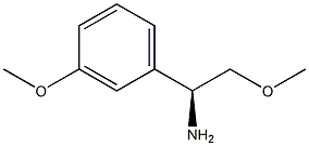 (1S)-2-METHOXY-1-(3-METHOXYPHENYL)ETHAN-1-AMINE 结构式