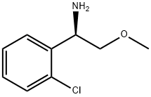 (1R)-1-(2-CHLOROPHENYL)-2-METHOXYETHAN-1-AMINE 结构式