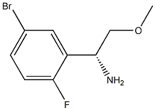 (1R)-1-(5-BROMO-2-FLUOROPHENYL)-2-METHOXYETHYLAMINE 结构式