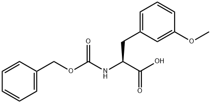 N-CBZ-L-3-甲氧基苯丙氨酸 结构式