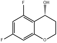 R-5,7-二氟苯并二氢吡喃-4-醇 结构式