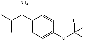 2-METHYL-1-[4-(TRIFLUOROMETHOXY)PHENYL]PROPYLAMINE 结构式