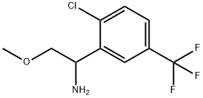 1-[2-CHLORO-5-(TRIFLUOROMETHYL)PHENYL]-2-METHOXYETHYLAMINE 结构式