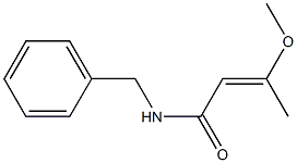 2-Butenamide, 3-methoxy-N-(phenylmethyl)-, (E)- 结构式