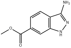 Methyl 3-amino-1H-indazole-6-carboxylate 结构式