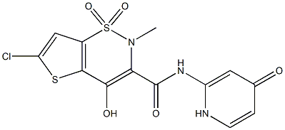 氯诺昔康杂质19 结构式