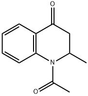 1-乙酰基-2-甲基-2,3-二氢喹啉-4(1H)-酮 结构式