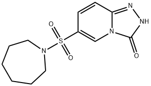 6-(azepan-1-ylsulfonyl)-2H-[1,2,4]triazolo[4,3-a]pyridin-3-one 结构式