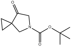5-BOC-7-氧代-5-氮杂螺[2.4]庚烷 结构式