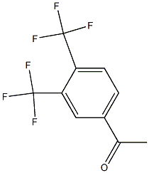 Ethanone, 1-[3,4-bis(trifluoromethyl)phenyl]- 结构式