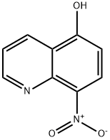 8-硝基喹啉-5-醇 结构式
