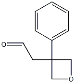 2-(3-Phenyloxetan-3-yl)acetaldehyde 结构式