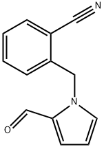 2-((2-甲酰基-1H-吡咯-1-基)甲基)苯甲腈 结构式