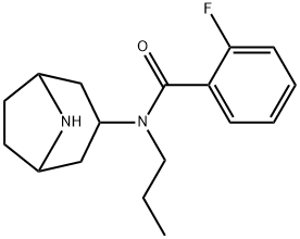 tert-butyl(1R,5S)-3-(2-fluoro-N-propylbenzamido)-8-azabicyclo[3.2.1]octane-8-carboxylate 结构式