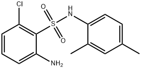 2-Amino-6-chloro-N-(2,4-dimethylphenyl)benzenesulfonamide 结构式