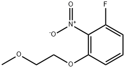 1-氟-3-(2-甲氧基乙氧基)-2-硝基苯 结构式