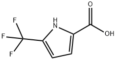 5-(三氟甲基)-1H-吡咯-2-羧酸 结构式