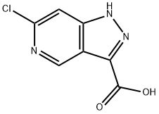 6-氯-1H-吡唑并[4,3-C]吡啶-3-羧酸 结构式