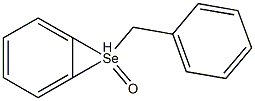 Benzene, [(phenylmethyl)seleninyl]- 结构式